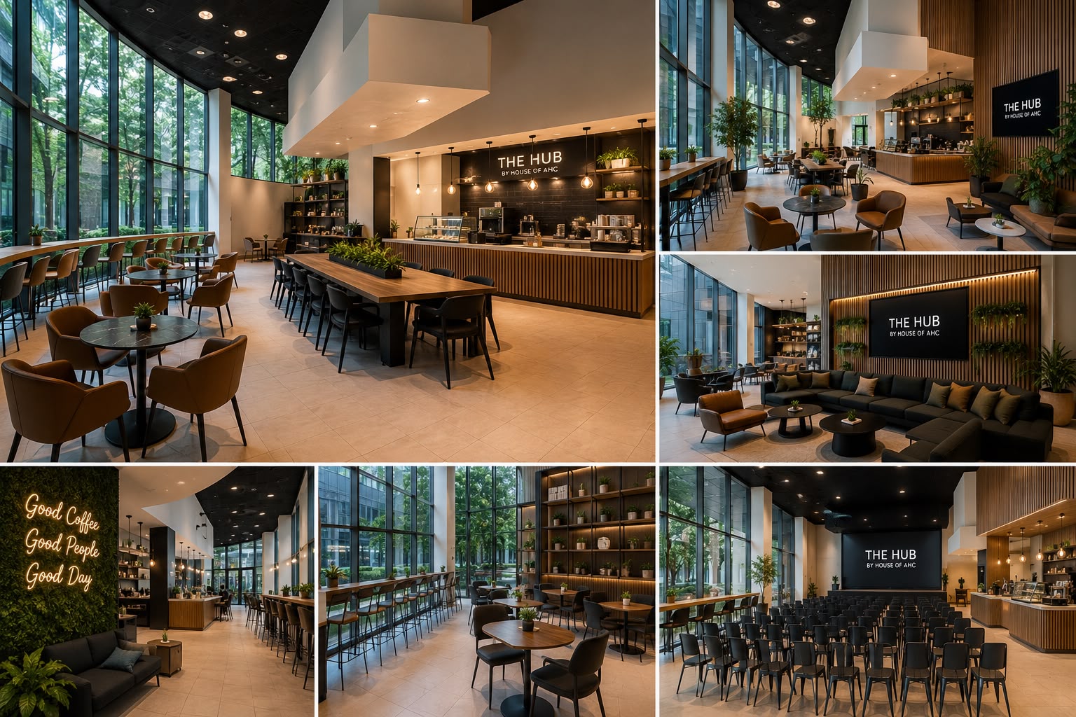 The Hub by House of AHC, the cafeteria concept at 1000 Parkwood